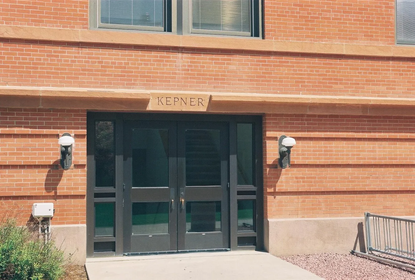 West entrance
