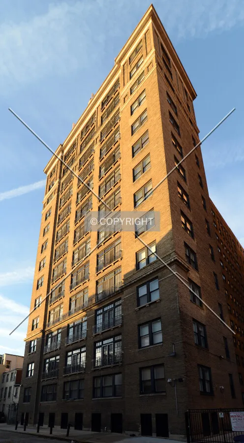 View from the southeast on Delancy Street