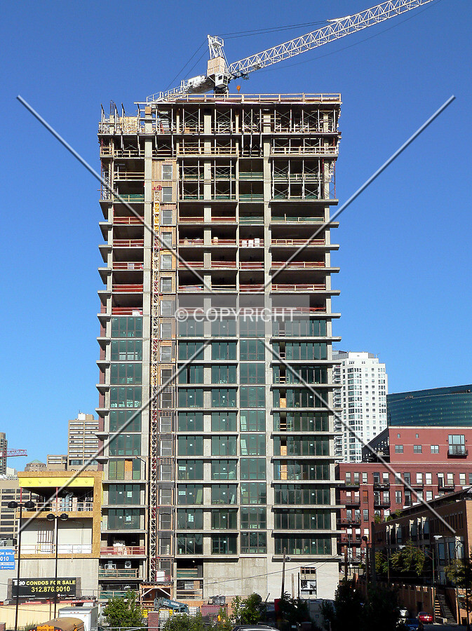 View to the east as seen from Halsted Street