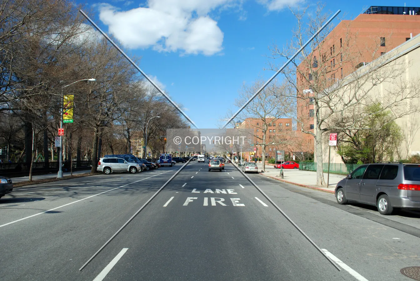 View northward from East 120th Street