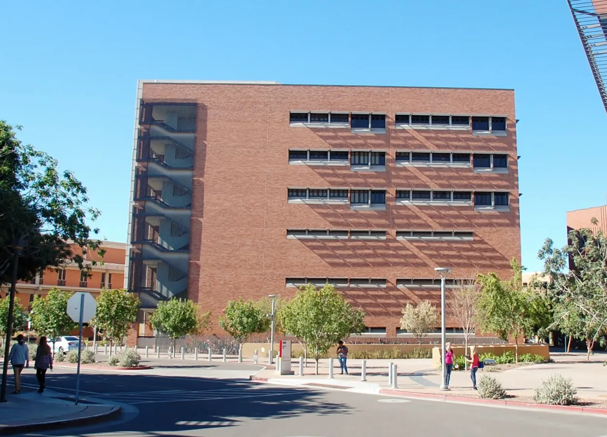 View from the southeast