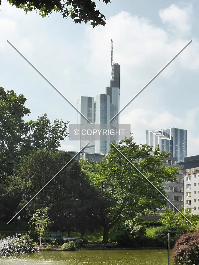 Commerzbank Tower as seen from Bockenheimer Anlage