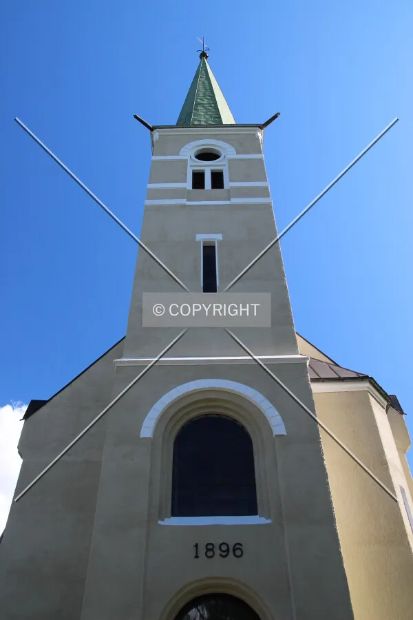 Looking up the tower