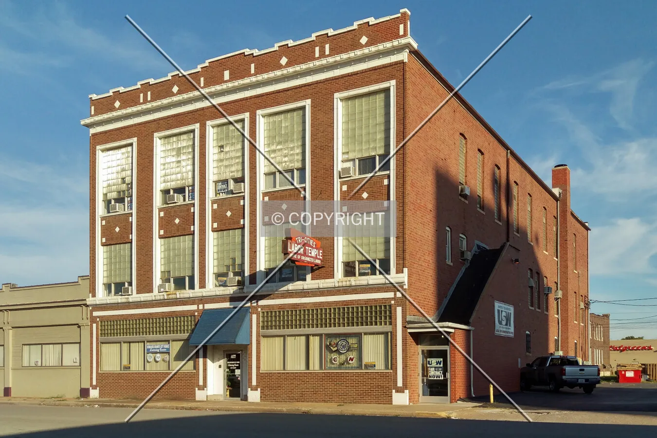 View from the northwest; September 25, 2015