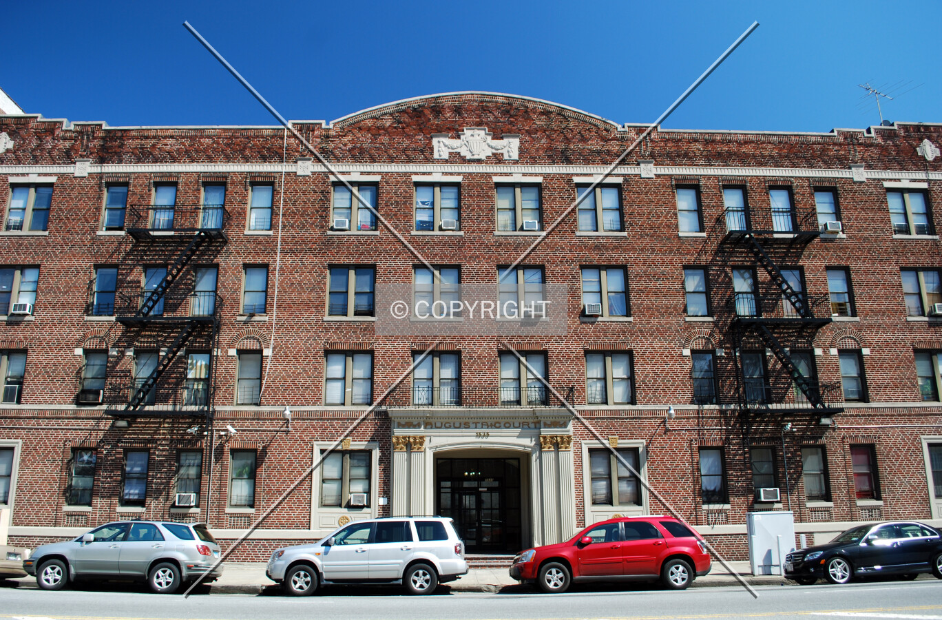 Viewed from Ocean Avenue