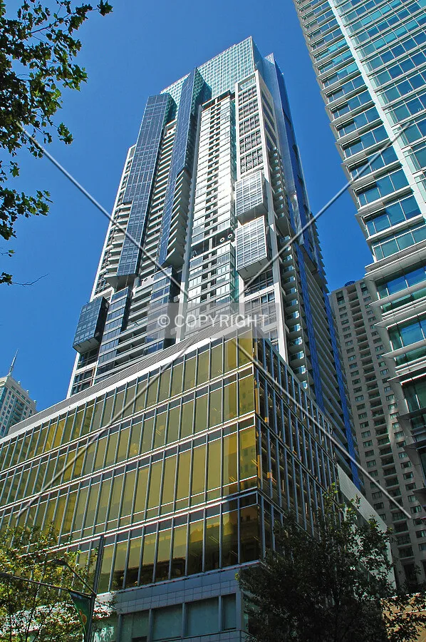Looking up from George Street