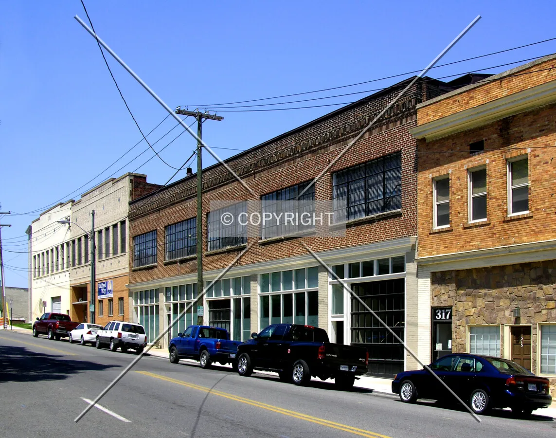 From the southeast across Campbell Avenue