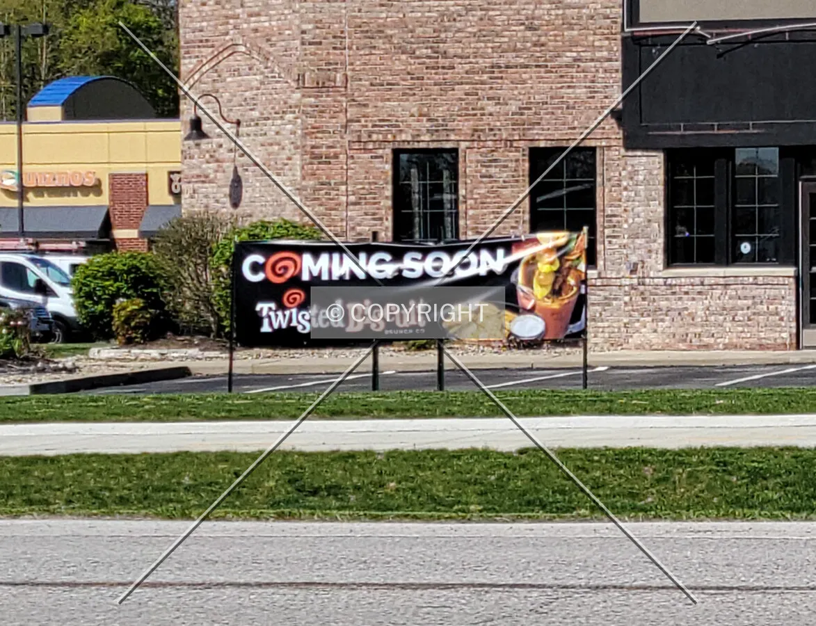 Twisted Biscuit sign advertisement; April 22, 2021