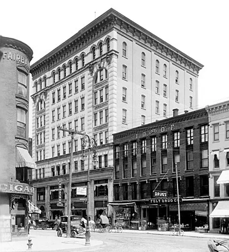 Vintage view from the south