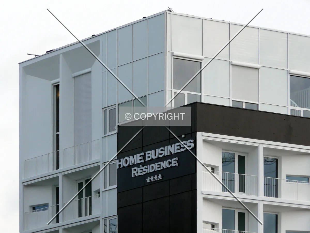 Signage on the top of the northwest side