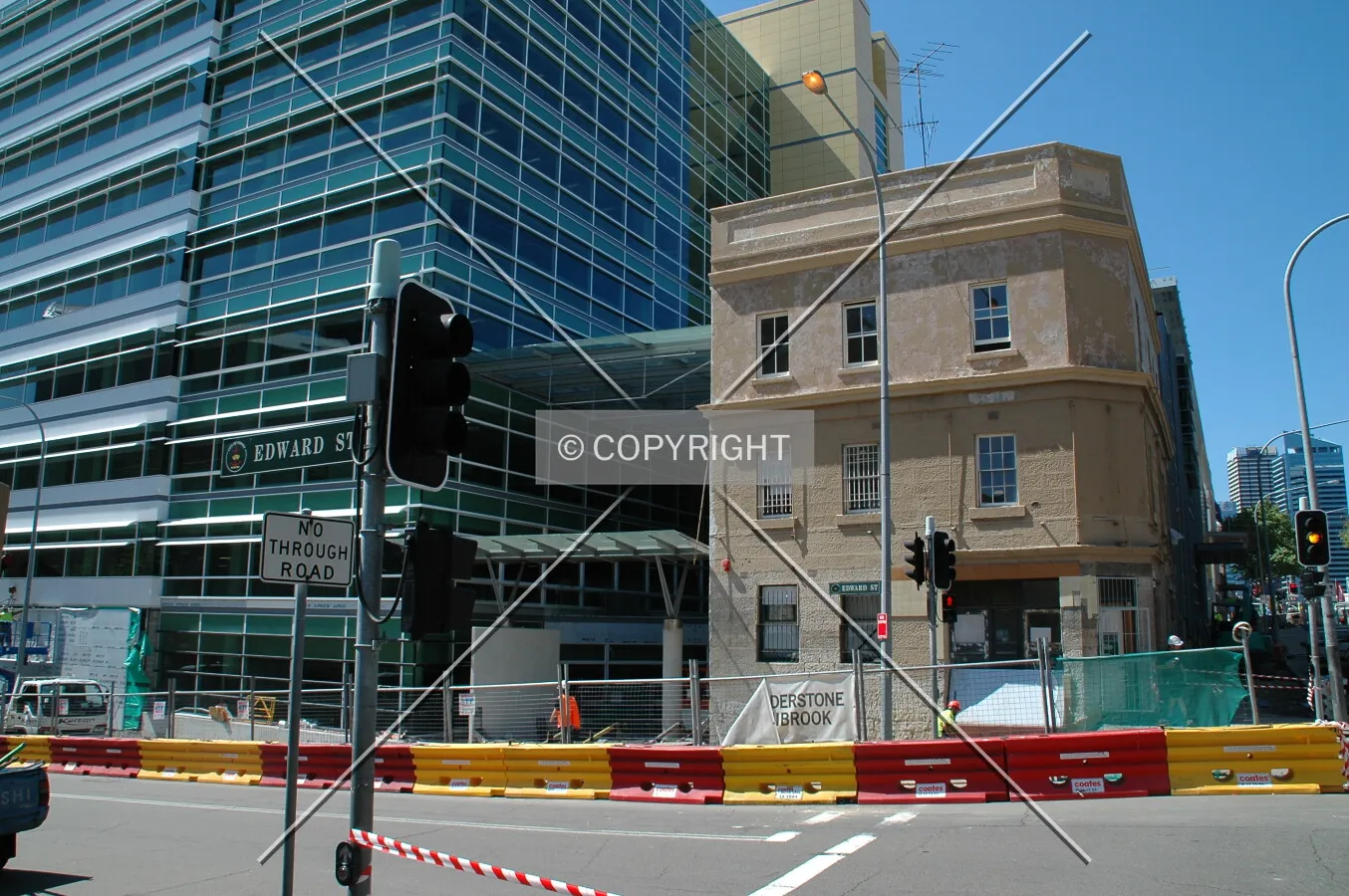 Southwest corner