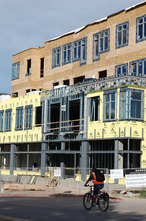 View to the east
