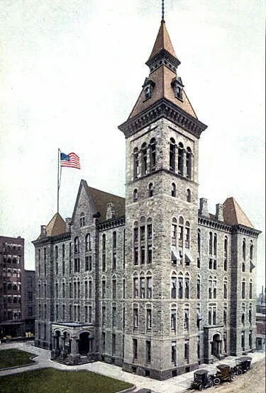 Vintage view from the northwest