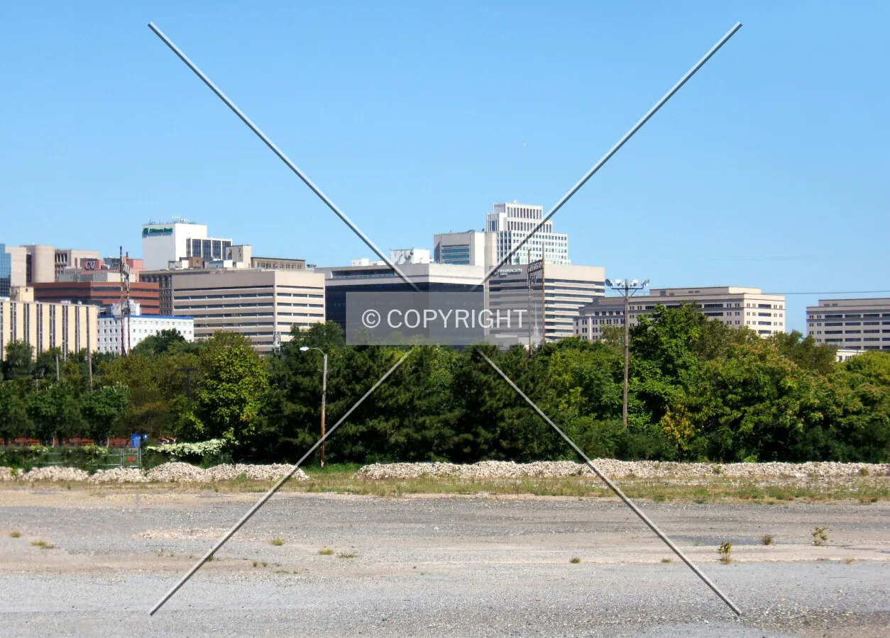 Downtown from the southeast