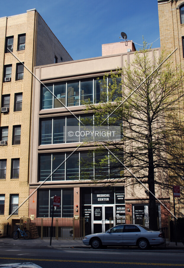 Viewed along Ocean Avenue