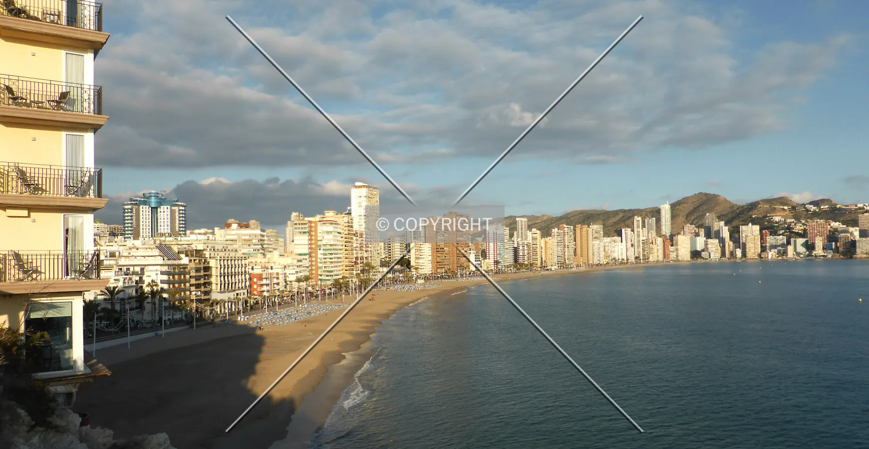 Benidorm skyline