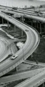 Vintage view from the northwest; March 2, 1977
