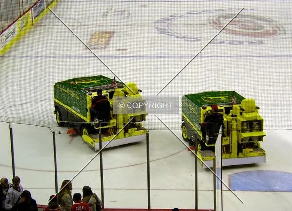 Hockey in the South means John Deere Zamboni's between periods
