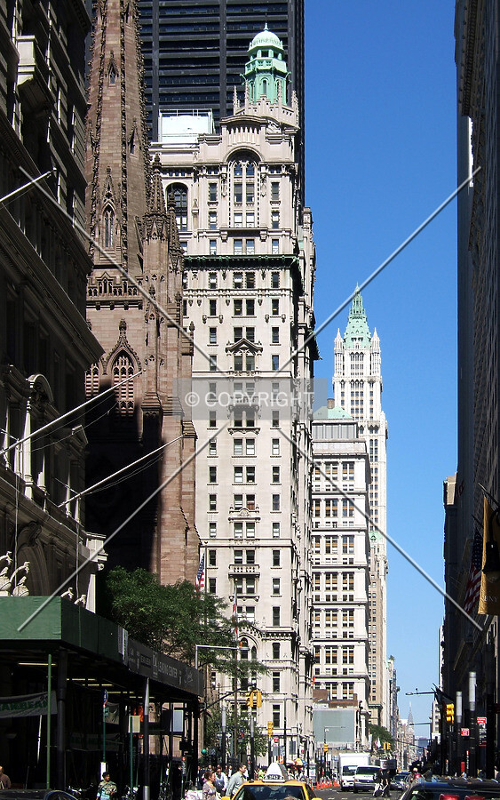View from the southwest along Broadway