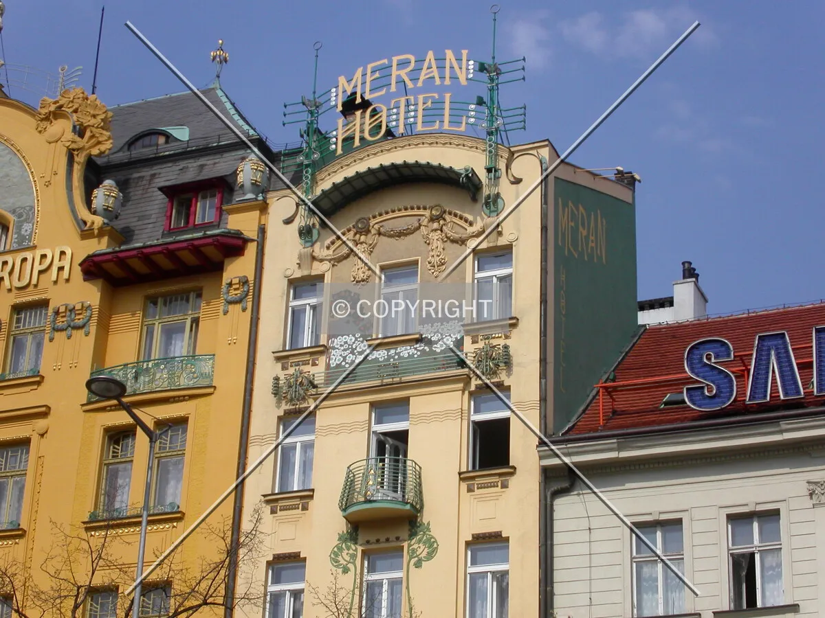 Buildings at Wenceslas Square
