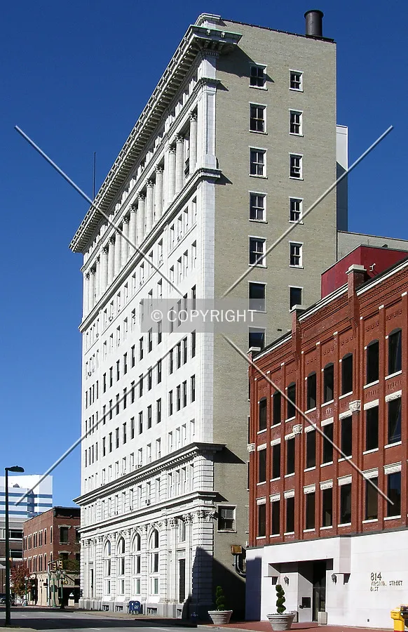 From across Virginia Street East to the southeast