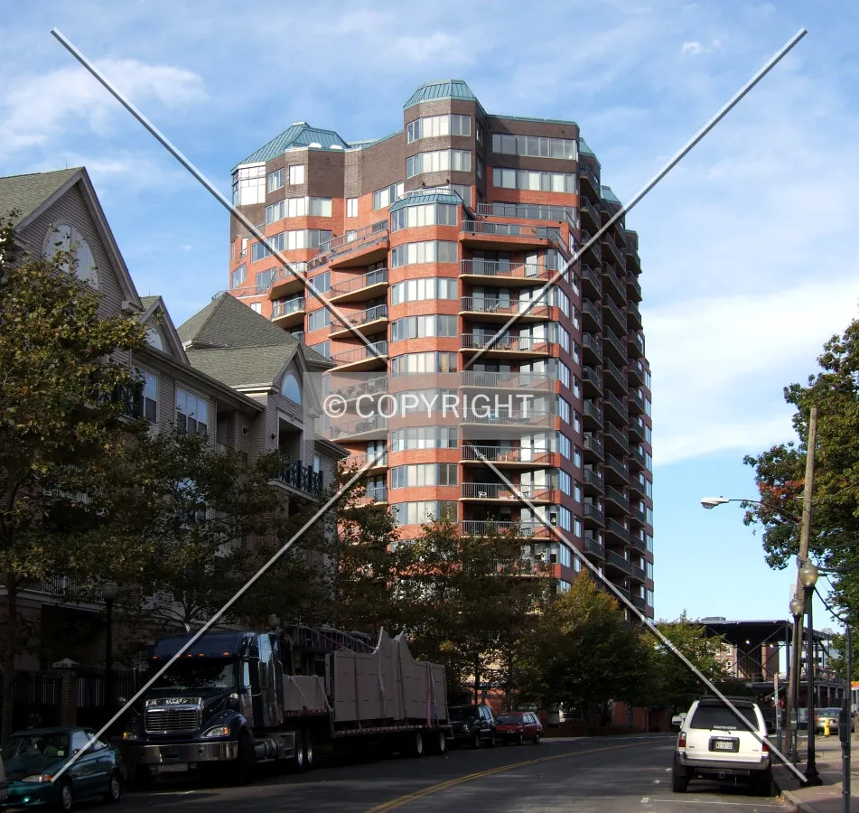 View from the east along Forest Street