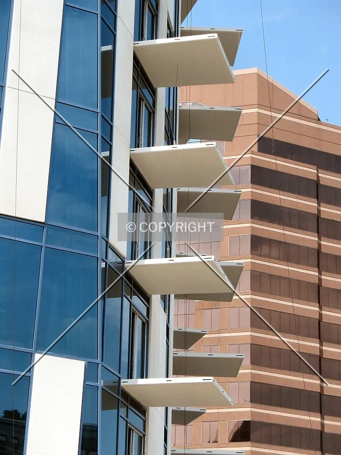 Balconies on the east side