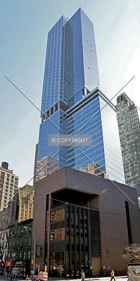 View from the southwest at 41st Street and 9th Avenue