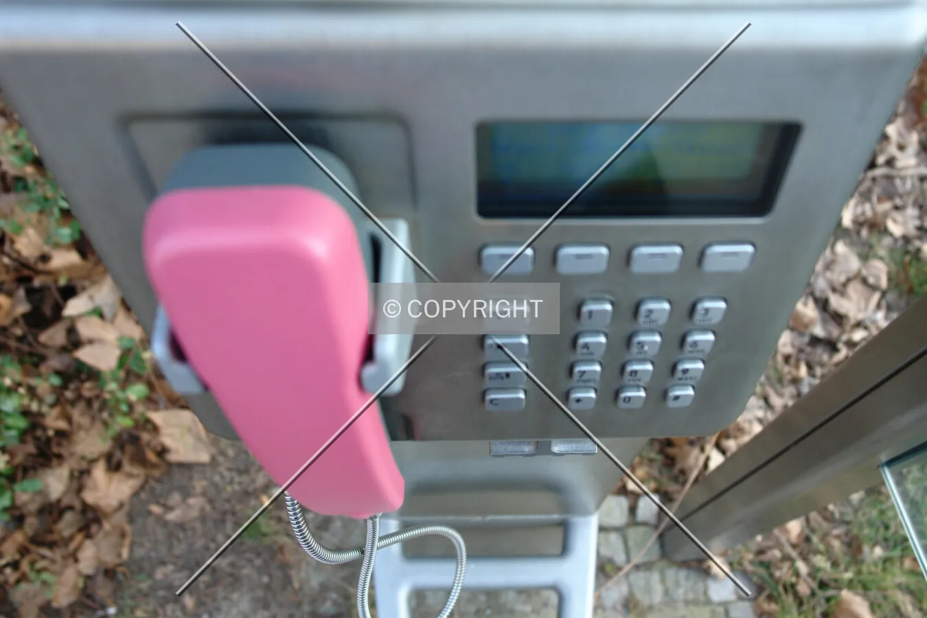 A public telephone