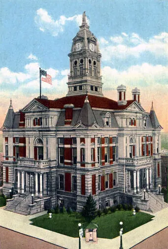 Vintage view from the west
