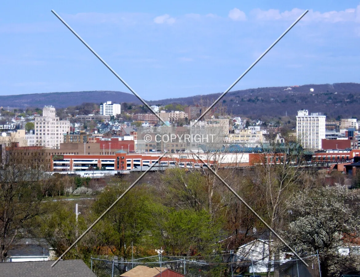 Downtown from the west