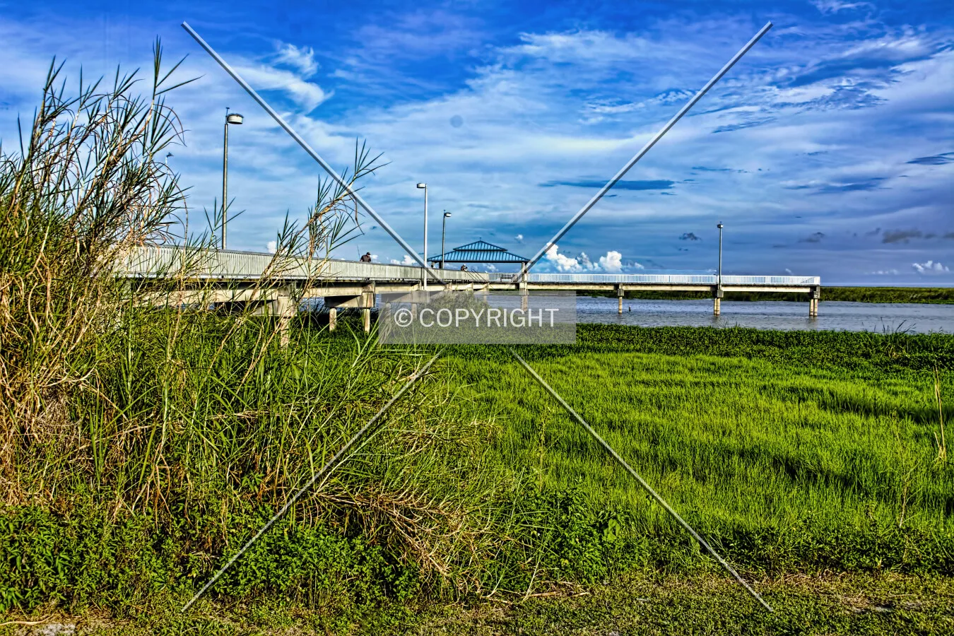 Okeechobee County Observation Pier, Okeechobee, Florida, U.S.A.