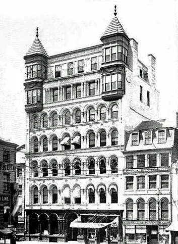 Vintage view from the southeast