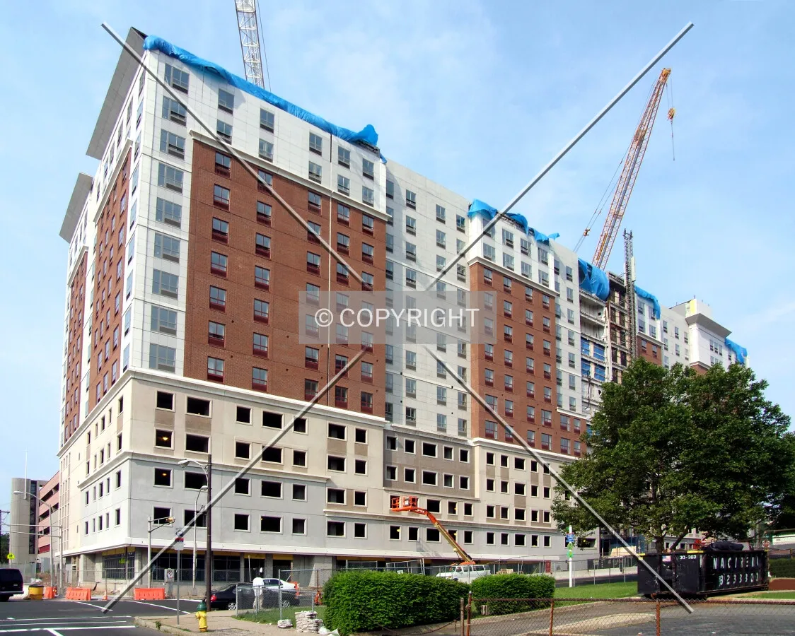 View from the northeast at West Market and Norfolk Streets