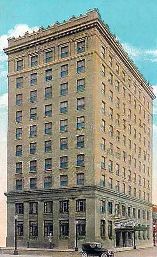 Vintage view from the southeast