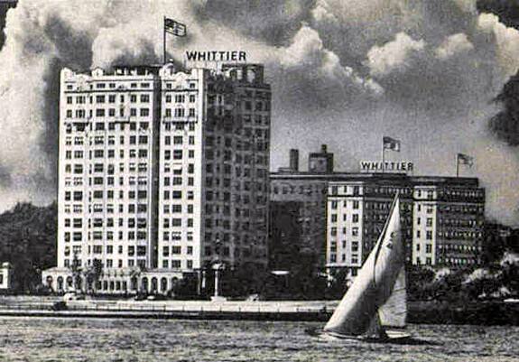 Vintage view from the southeast