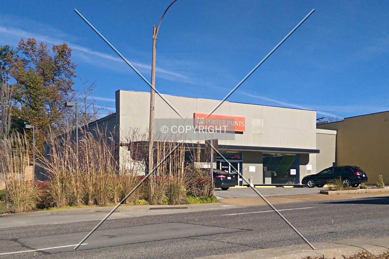 View from the southwest; November 10, 2014