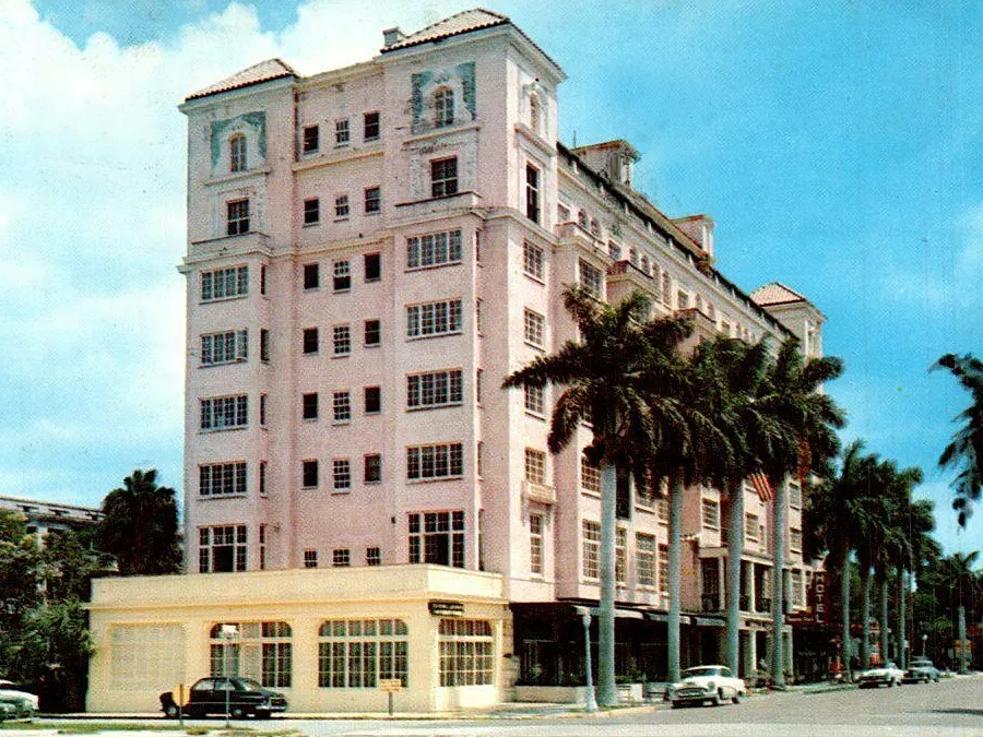 Vintage view from the northwest
