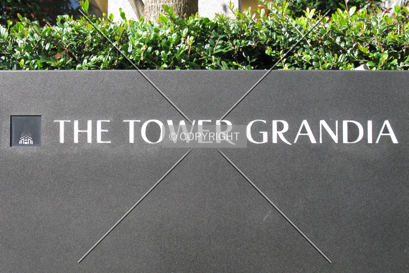 Name-plate near the front entrance