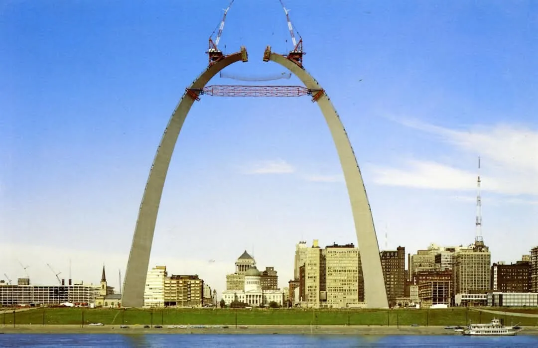 Vintage view of construction