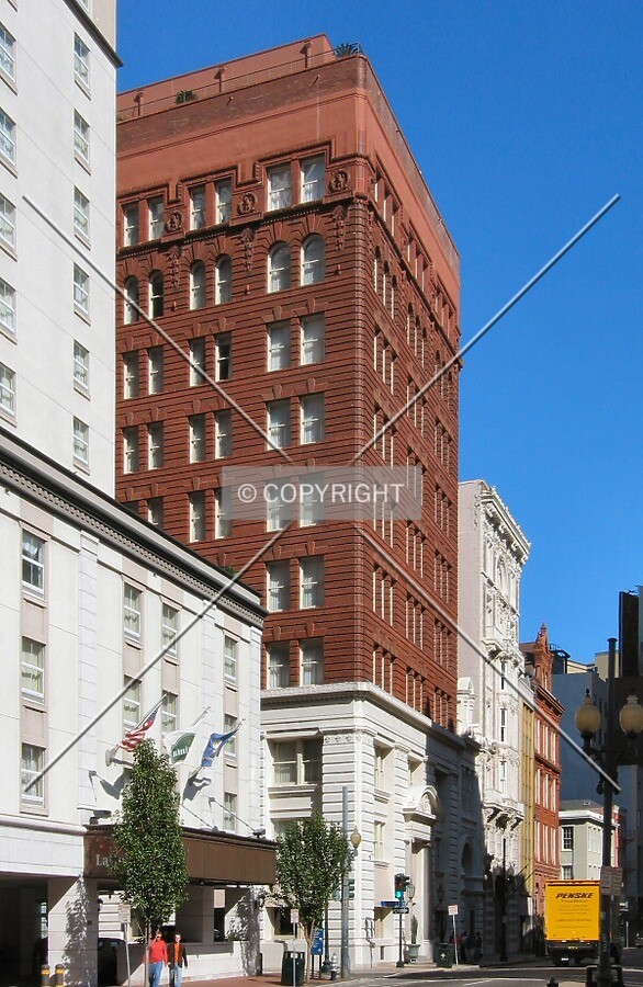 View to the north along Camp Street
