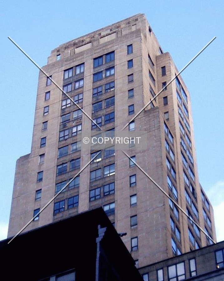 The upper floors from the southwest on 15th Street