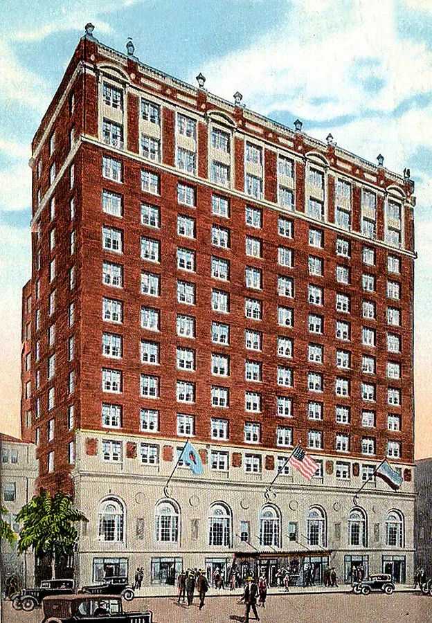 Vintage view from the southwest