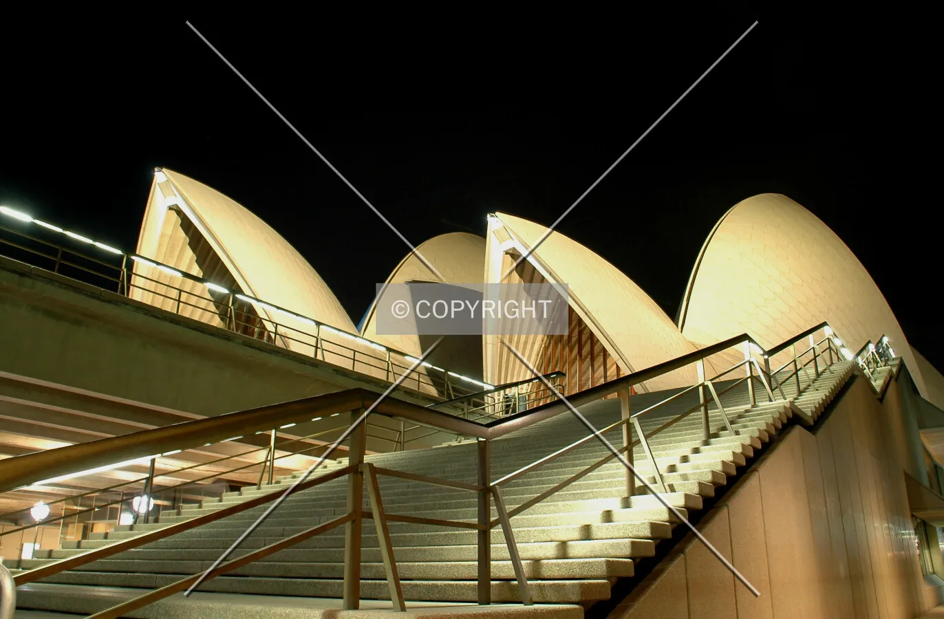 Looking northwest from the forecourt steps