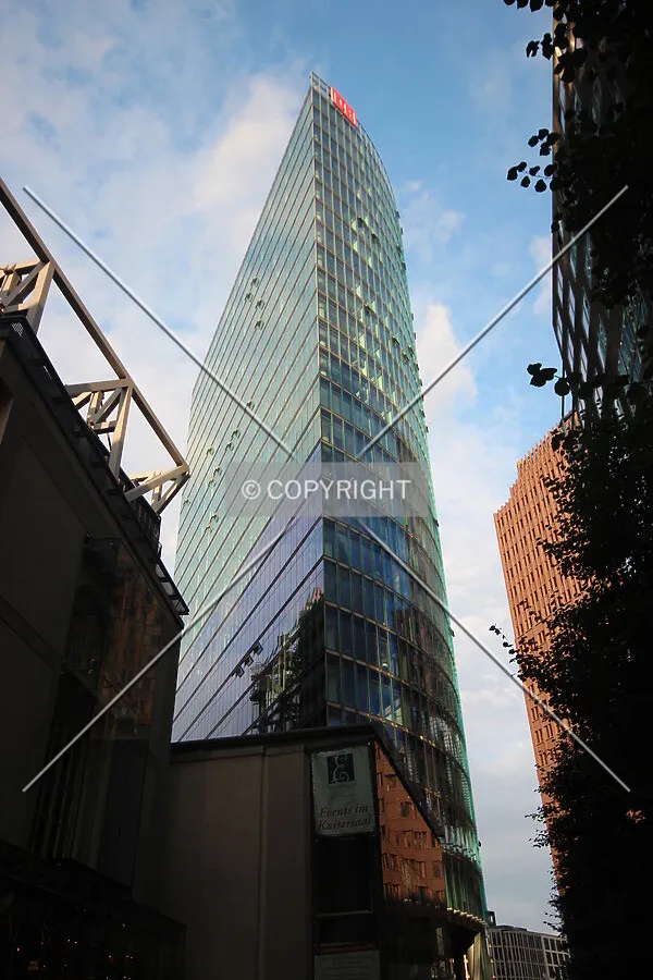 Looking up from Sony Center