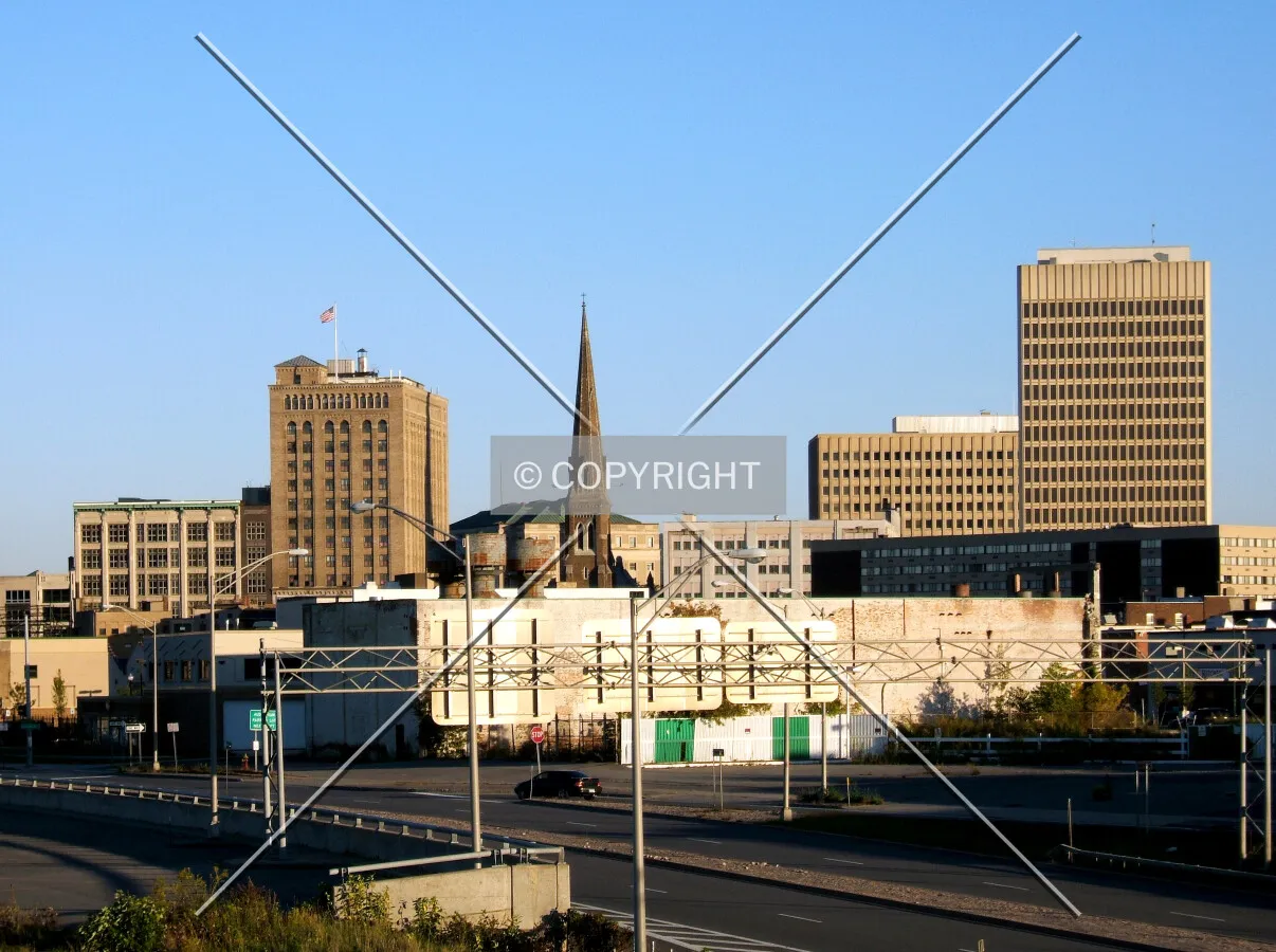 Downtown from the northwest
