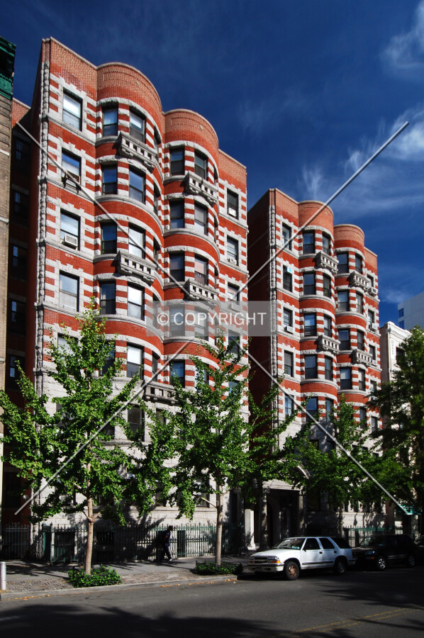 Viewed from the southwest along West 110th Street