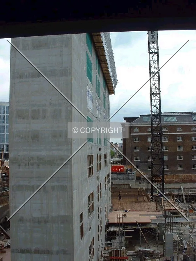 The width of the core gives some idea of how slim the tower will be