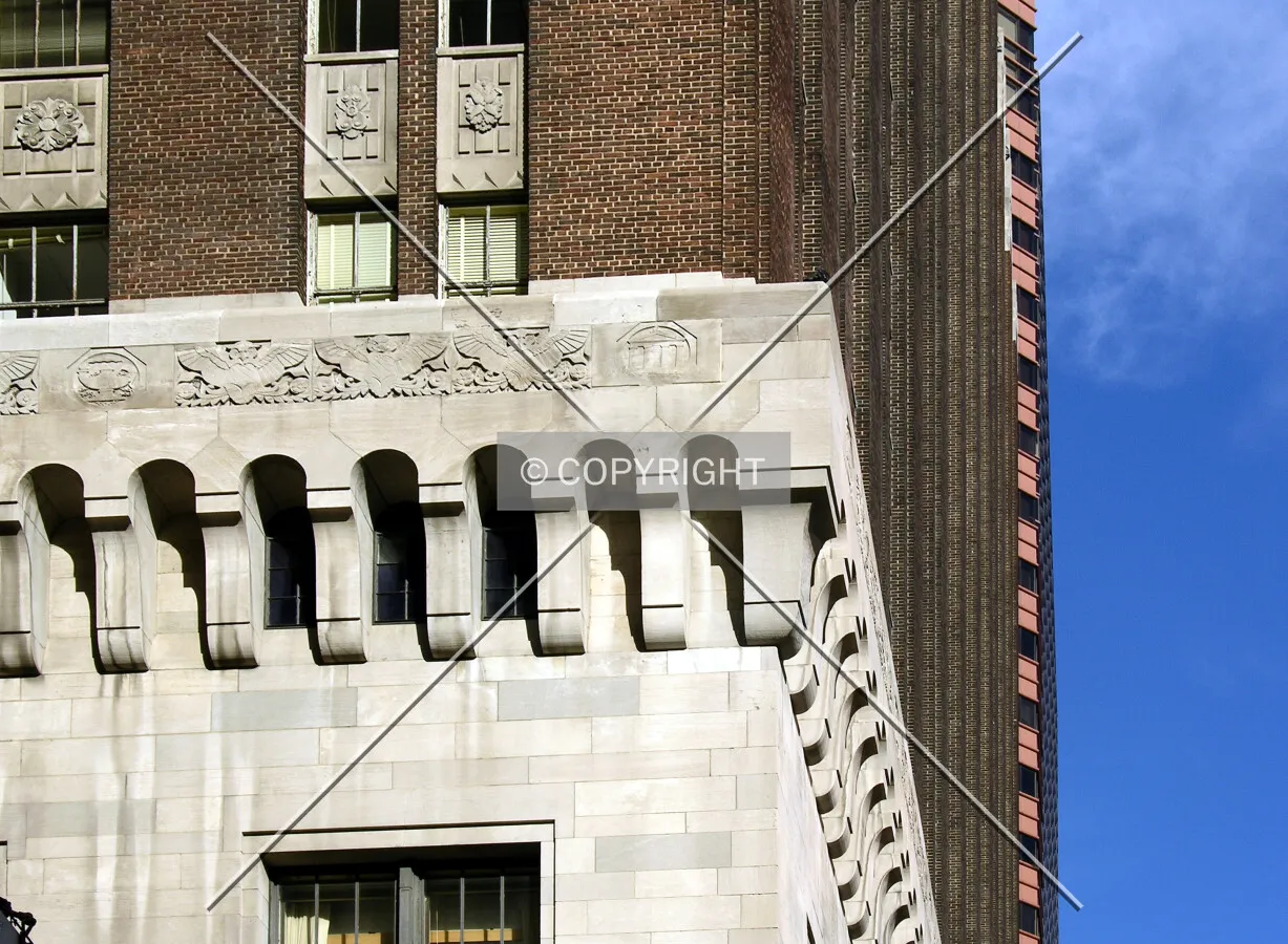 Detail of the southeast corner