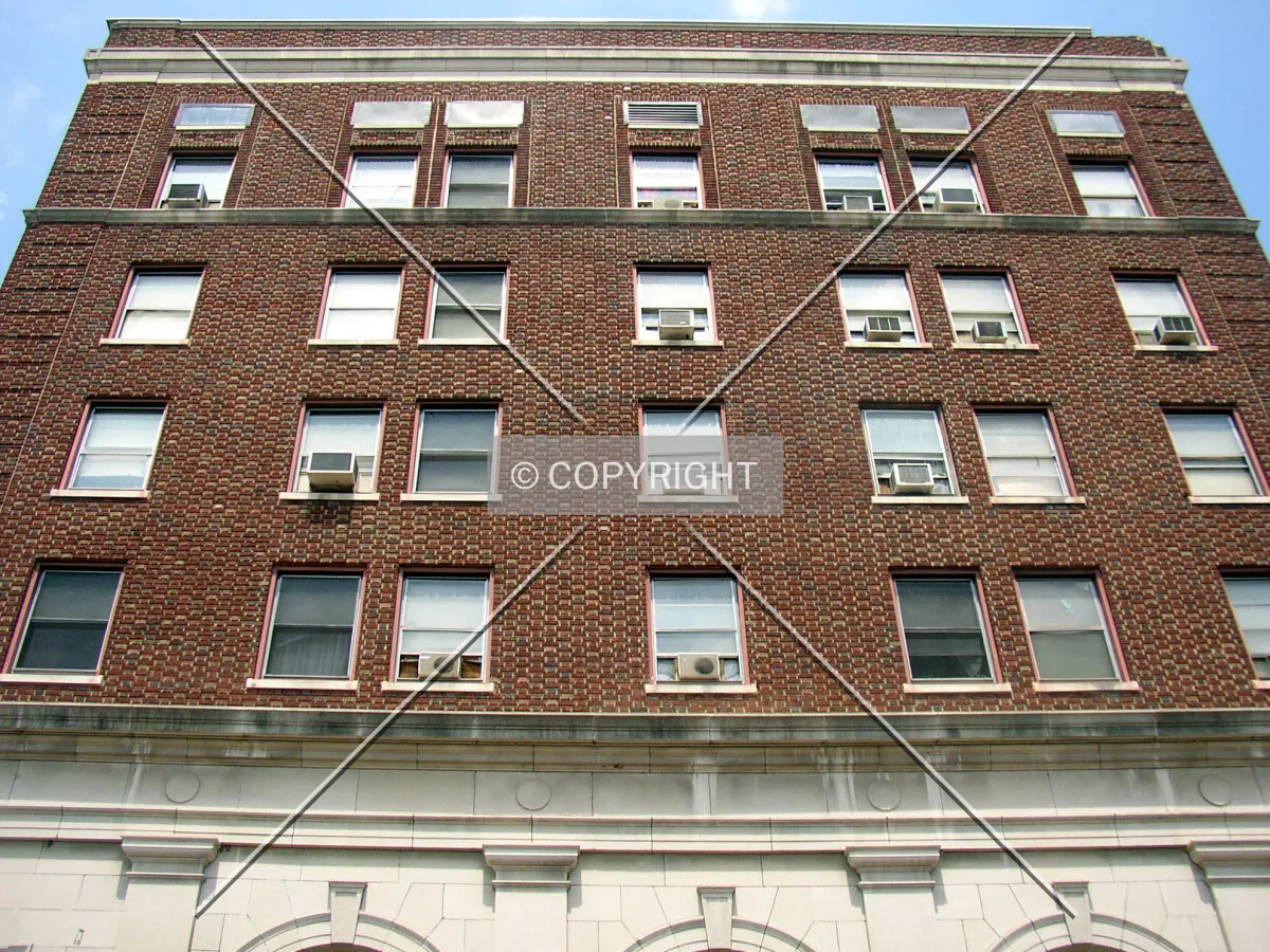Looking up the southeast side from Cabarrus Avenue West